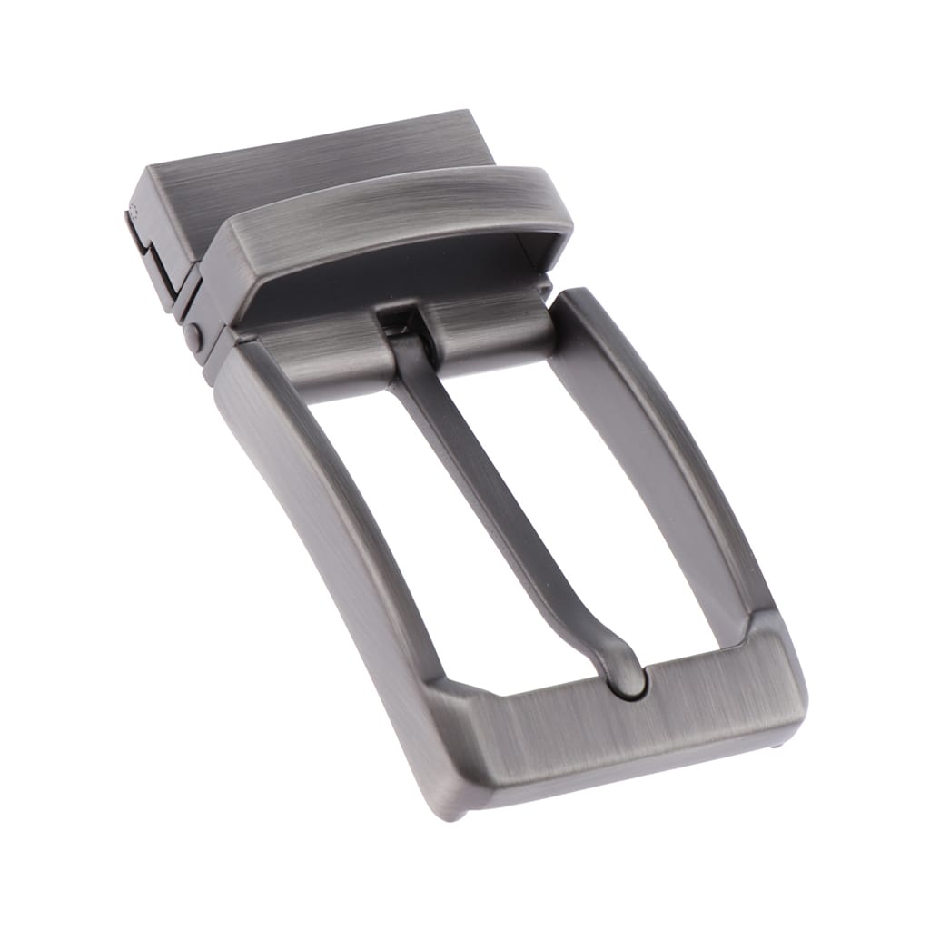 Reversible Single Prong Alloy Belt Buckle Replacement Casual Business Apparel Accessories