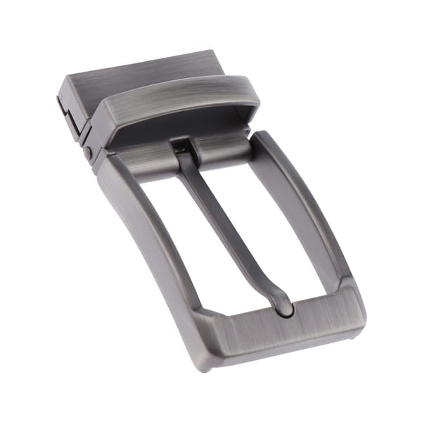 Reversible Single Prong Alloy Belt Buckle Replacement Casual Business Apparel Accessories