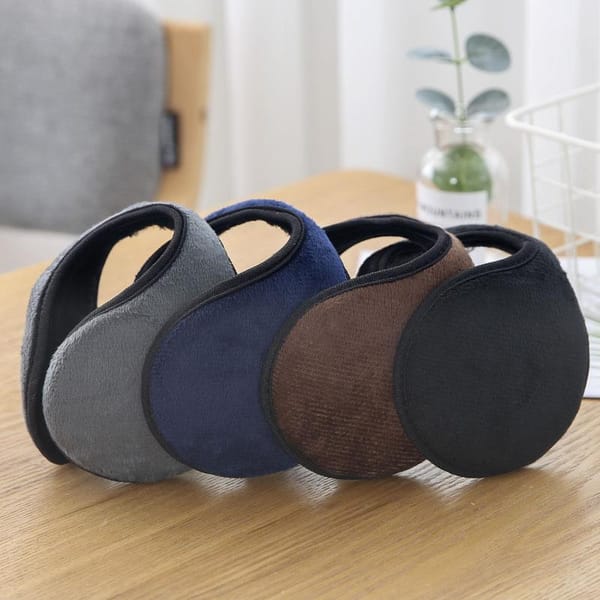 Soft Earmuffs Women Men Ear Cover Protector Thicken Plush Winter Warm Men's Solid Fleece Earmuff Warmer Apparel Accessories