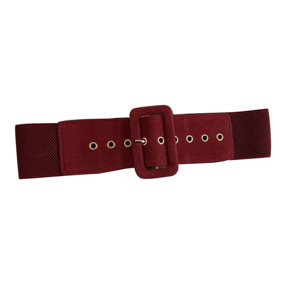 Women Wide Belt Stretch Waist Belts Decorative Belt Coat Elastic Porous Belt Metal Buckle Waistbands Female Apparel Accessories
