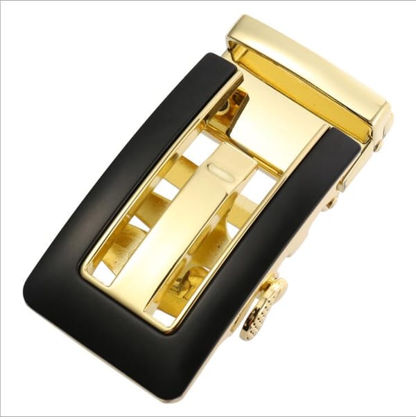 Fashion Men's Business Alloy Automatic Buckle Unique Men Plaque Belt Buckles for3.5cm Ratchet Men Apparel Accessories LY125-0355