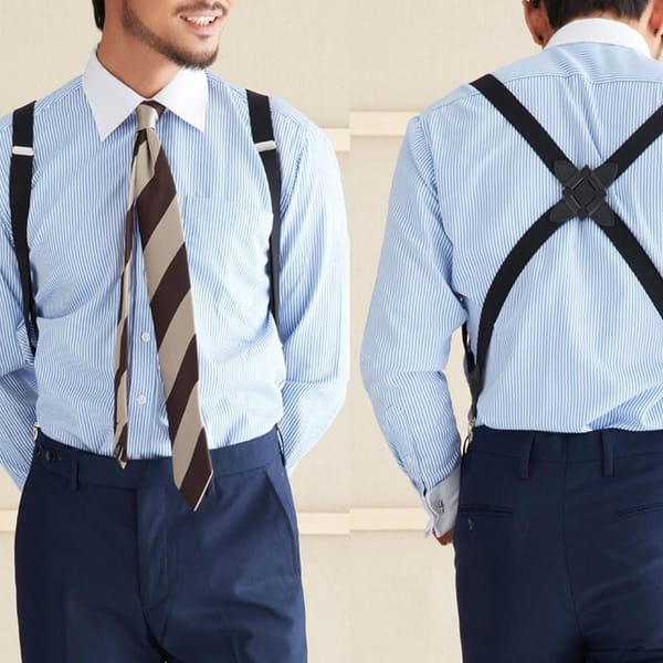 Men's Suspenders Braces Adjustable Unisex Braces X Shape Suspender Clip on Belt Straps Suspensorio Fashion Apparel Accessories